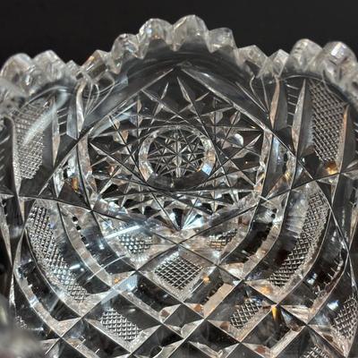 LOT 378: Vintage Cut Crystall Collection including a Waterford Glass