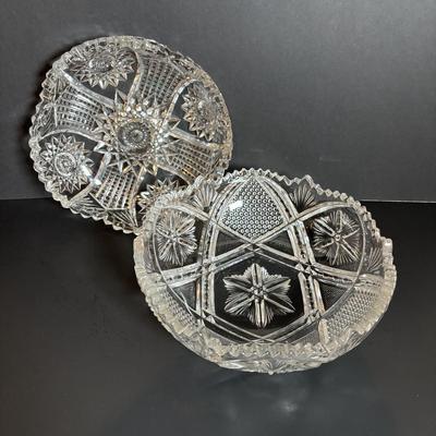 LOT 378: Vintage Cut Crystall Collection including a Waterford Glass