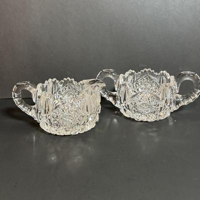 LOT 378: Vintage Cut Crystall Collection including a Waterford Glass