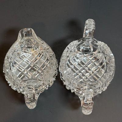 LOT 378: Vintage Cut Crystall Collection including a Waterford Glass