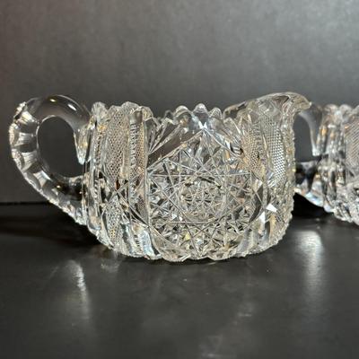 LOT 378: Vintage Cut Crystall Collection including a Waterford Glass