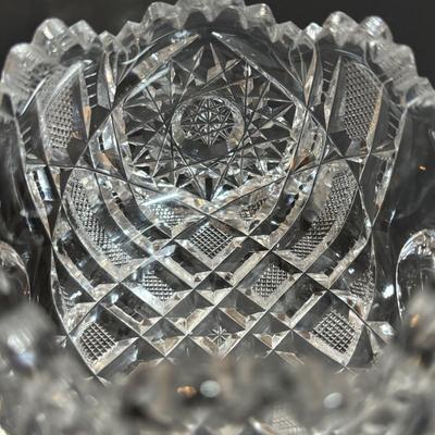 LOT 378: Vintage Cut Crystall Collection including a Waterford Glass