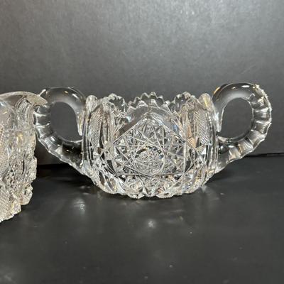 LOT 378: Vintage Cut Crystall Collection including a Waterford Glass