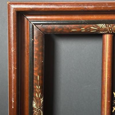 LOT 379: Pair of Vintage/Antique Wooden Picture Frames