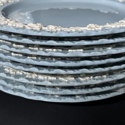 LOT 384: Vintage Wedgewood Queen's Ware Embossed China Collection