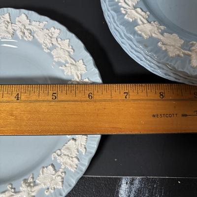 LOT 384: Vintage Wedgewood Queen's Ware Embossed China Collection
