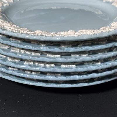 LOT 384: Vintage Wedgewood Queen's Ware Embossed China Collection