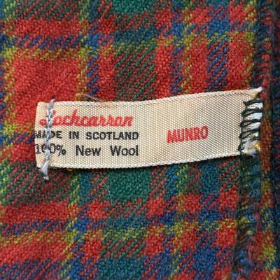 LOT 394: Lochcarron Made in Scotland Munro Scarf, Claddagh Tankard/Mug, Single Edge Knife w/Antler Handle & More