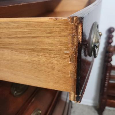 Bassett 6 Drawer Highboy Dresser Chest 35x18x53