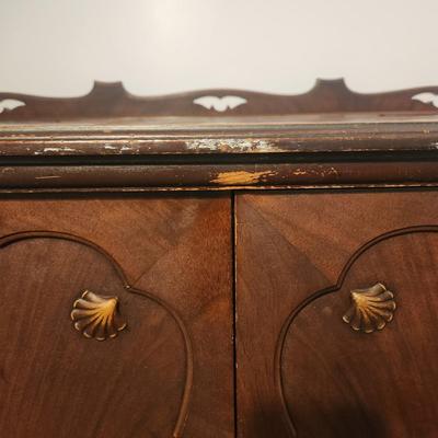 Antique Armoire Dresser on casters 38x22x52