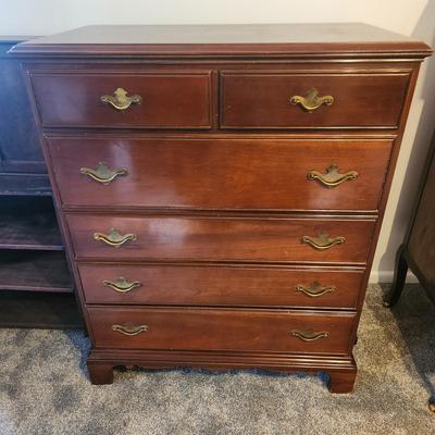 Statton 2 over 4 Drawers Dresser Chest 36x20x45