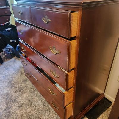 Statton 2 over 4 Drawers Dresser Chest 36x20x45