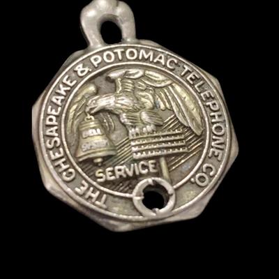 10k Gold C&P Telephone Service Pendant