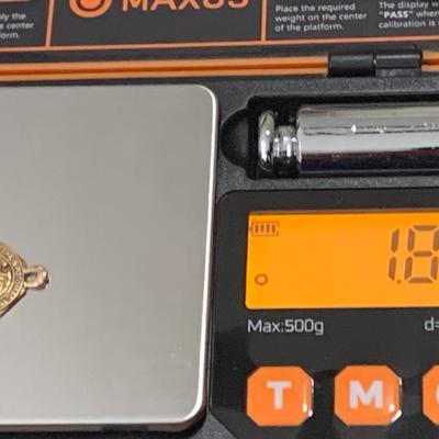 10k Gold C&P Telephone Service Pendant