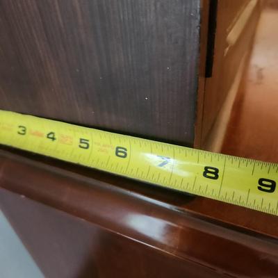 Vintage Wood Wall Cabinet 21x8x17
