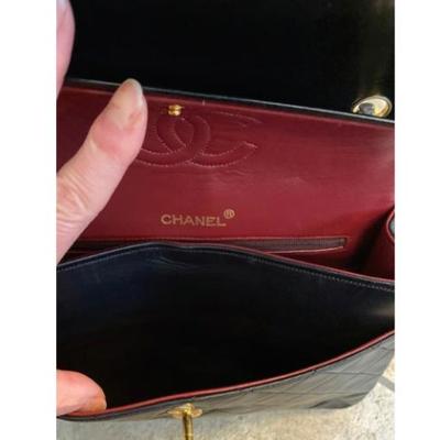 Authentic double flaps quilted Chanel bag