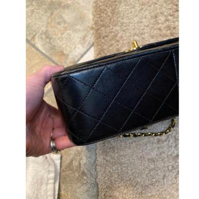 Authentic double flaps quilted Chanel bag