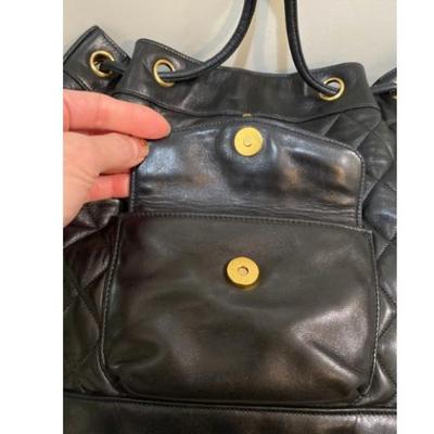 Authentic vintage Chanel backpack large
