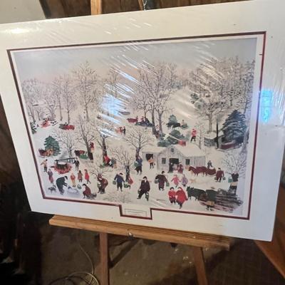 Lot 131 Neat country winter scene
