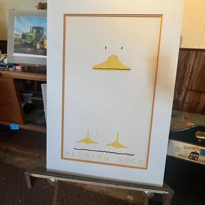 Lot 132 Peeking Duck Print