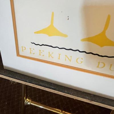Lot 132 Peeking Duck Print