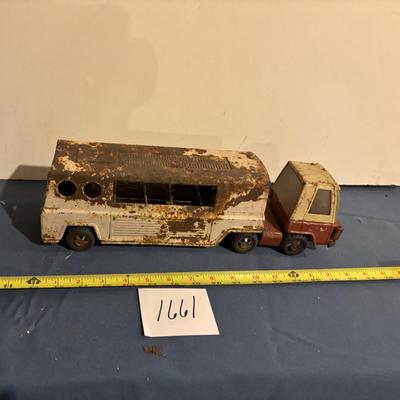 Vintage Buddy L Farms Horse Truck and Trailer