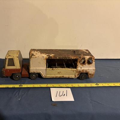 Vintage Buddy L Farms Horse Truck and Trailer