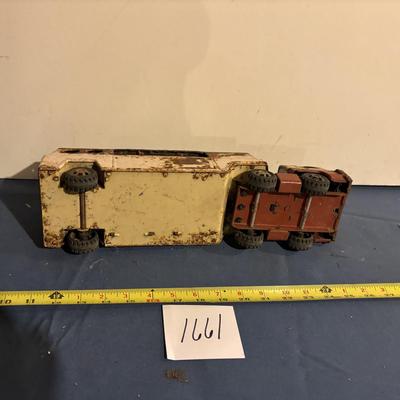 Vintage Buddy L Farms Horse Truck and Trailer