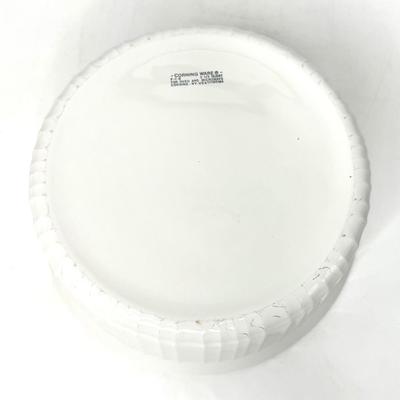 Corning Ware Casserole Set with Lids - Blue Cornflower and French White