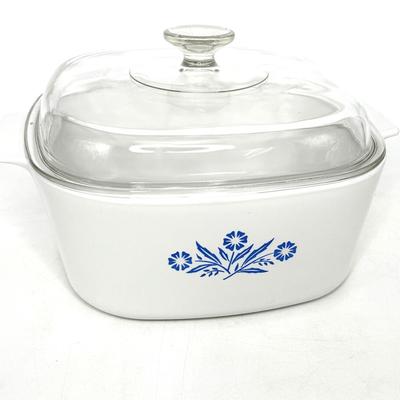 Corning Ware Casserole Set with Lids - Blue Cornflower and French White