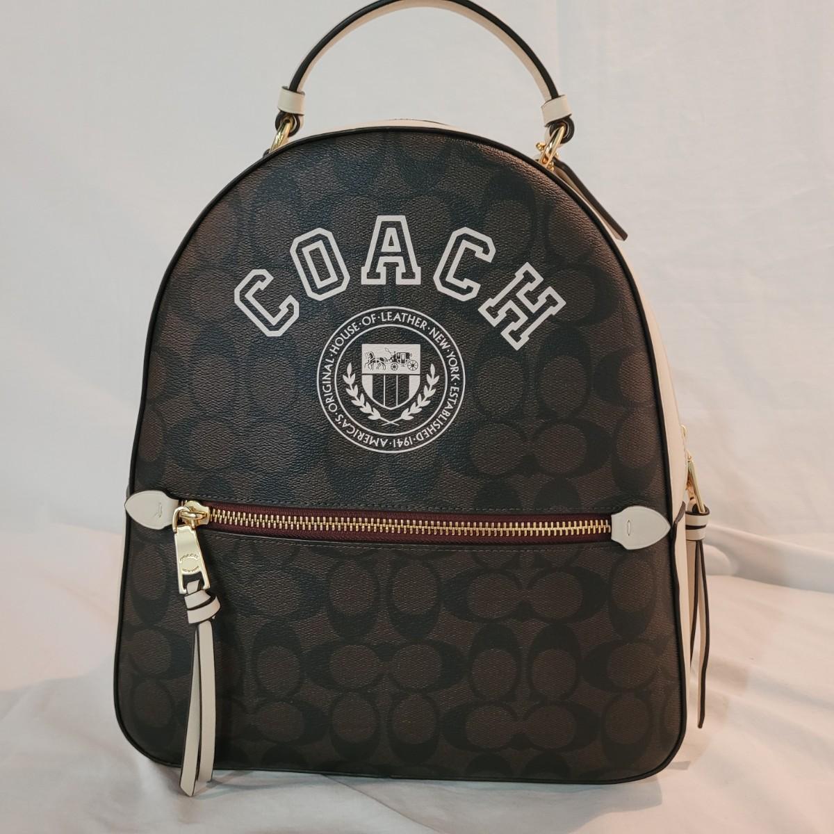 Coach Jordyn Backpack Coach Watermelon Pink Leather Jordyn Backpack •New... | Depop main image 2