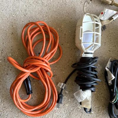 Extension Cord Bundle With Clear Tote