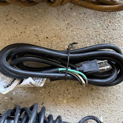 Extension Cord Bundle With Clear Tote