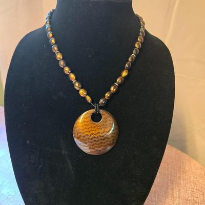 Cookie Lee Copper look Necklace