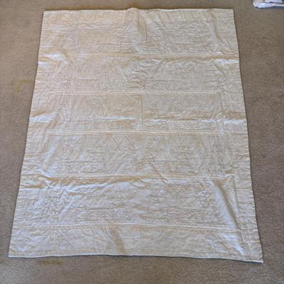 Collection of Handmade Quilts and Embroidered Pillowcases (PB-DZ)