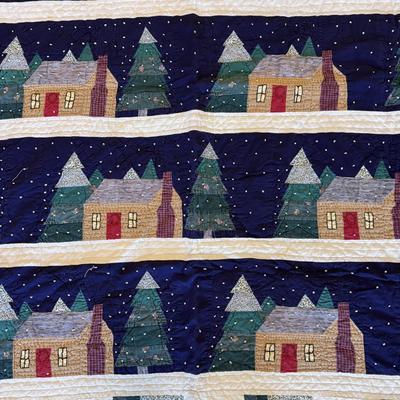 Collection of Handmade Quilts and Embroidered Pillowcases (PB-DZ)