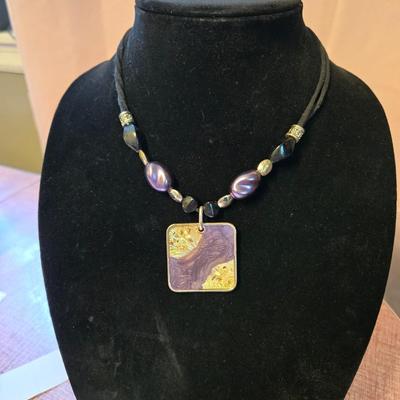 Laura Ashley Purple Necklace