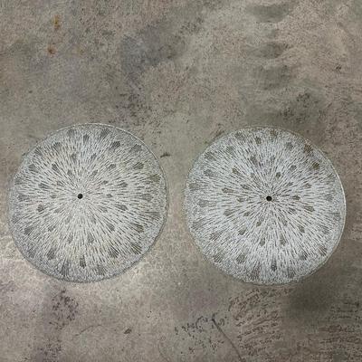 Mid Century Starburst Textured Glass Ceiling Light