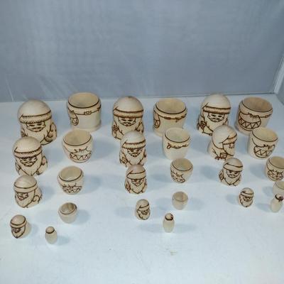 Russian Nesting Dolls- Three Sets (#22)