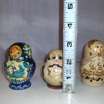 Russian Nesting Dolls- Three Sets (#26)
