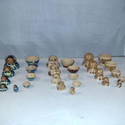 Russian Nesting Dolls- Three Sets (#26)