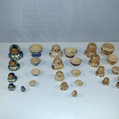 Russian Nesting Dolls- Three Sets (#26)