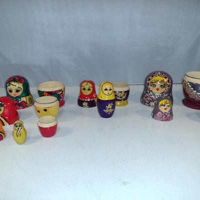 Assorted Russian Nesting Dolls (#27)