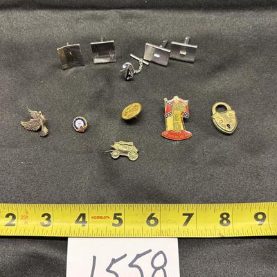 Cuff Links and Pins