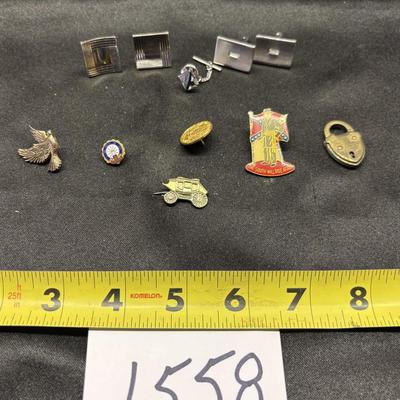 Cuff Links and Pins