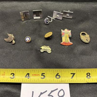 Cuff Links and Pins
