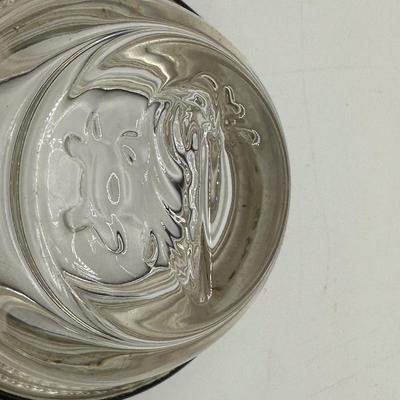 Vintage Sterling Crystal Open Salt Cellar Dish
