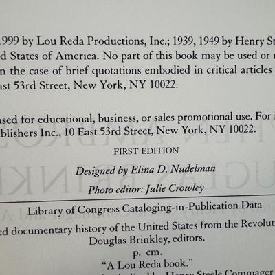 First Edition “Witness to America” and Other History Books (SR-DZ)