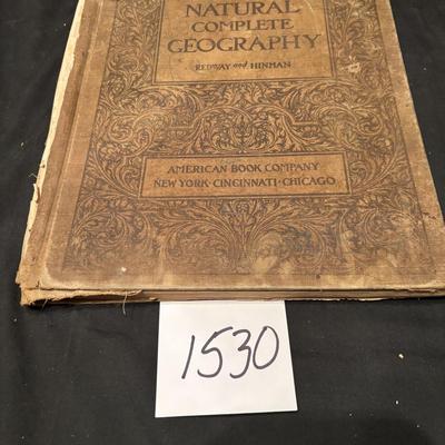 1902 Natural Complete Geography Book