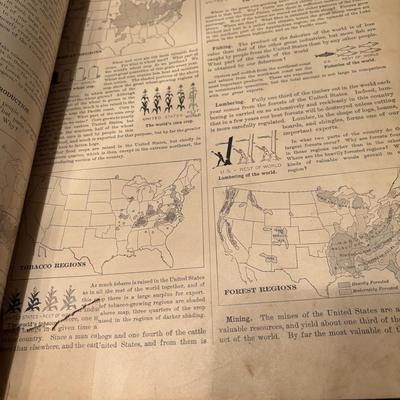 1902 Natural Complete Geography Book